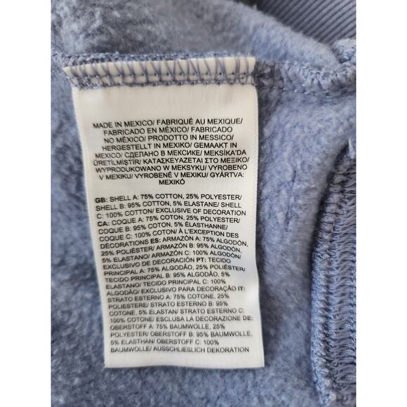 NWOT The North Face Women's Pullover Fleece Hoodie Blue S - Picture 6 of 7